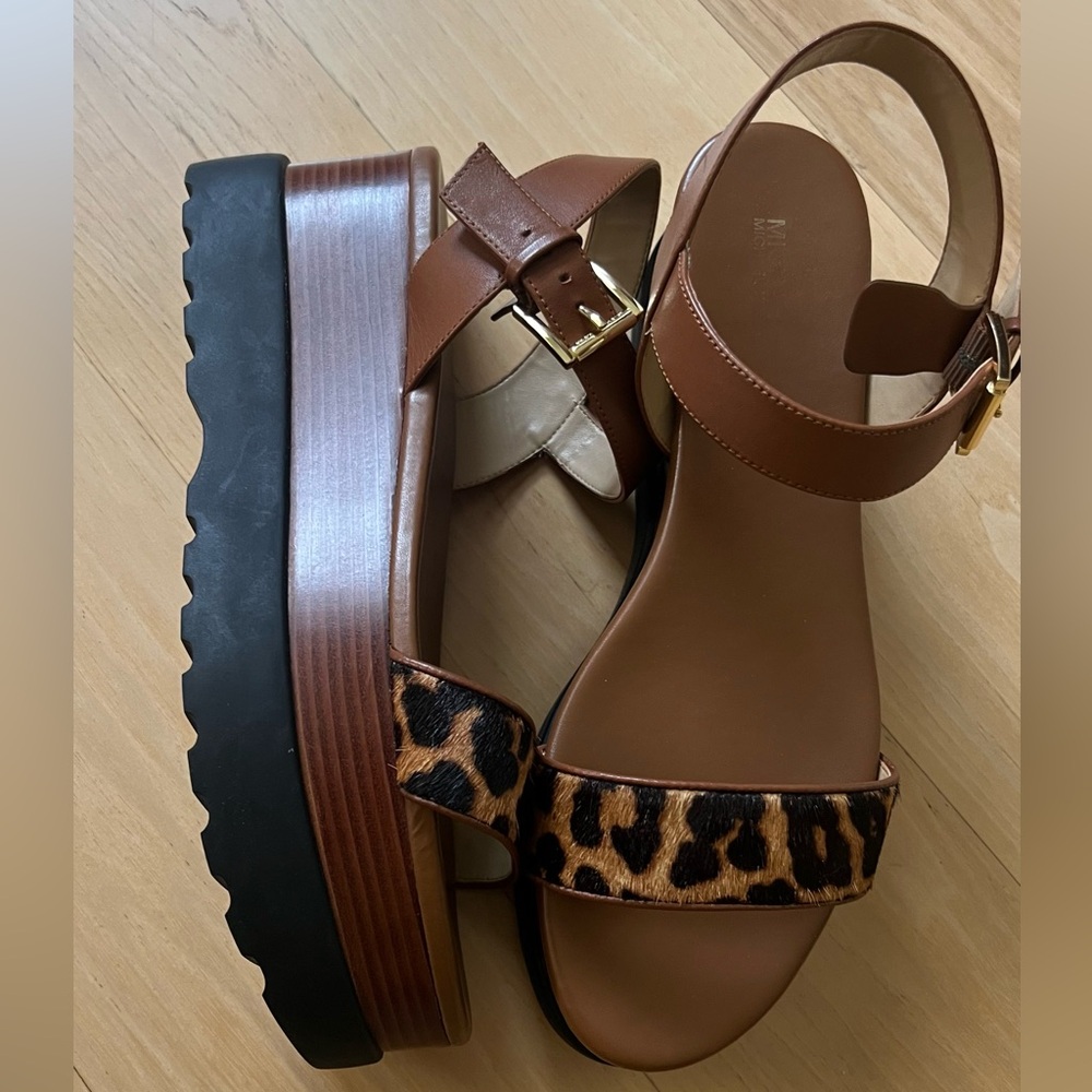 Michael Kors Brown Sandals - Picture 2 of 5